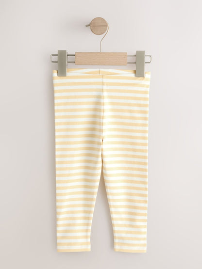 Neutral/Blue Leggings 4 Pack (3mths-7yrs) - Size 3-6 Months (62-68cm)
