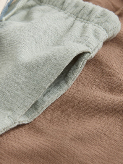Blue Tan And Stripe Stripe Joggers 3 Pack (3mths-7yrs) - Size 3-6 Months (62-68cm)