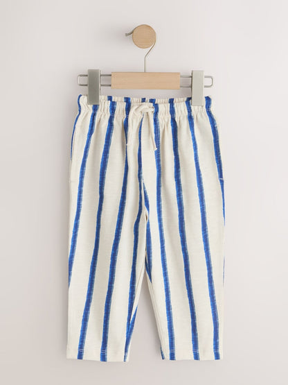 Blue Stripe Joggers 3 Pack (3mths-7yrs) - Size 3-6 Months (62-68cm)