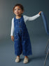 Bow Print Sleeveless Denim Jumpsuit (3mths-8yrs) - Size 3-6 Months (62-68cm)