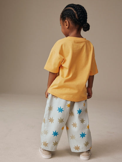 Multi Star Print Pull On Wide