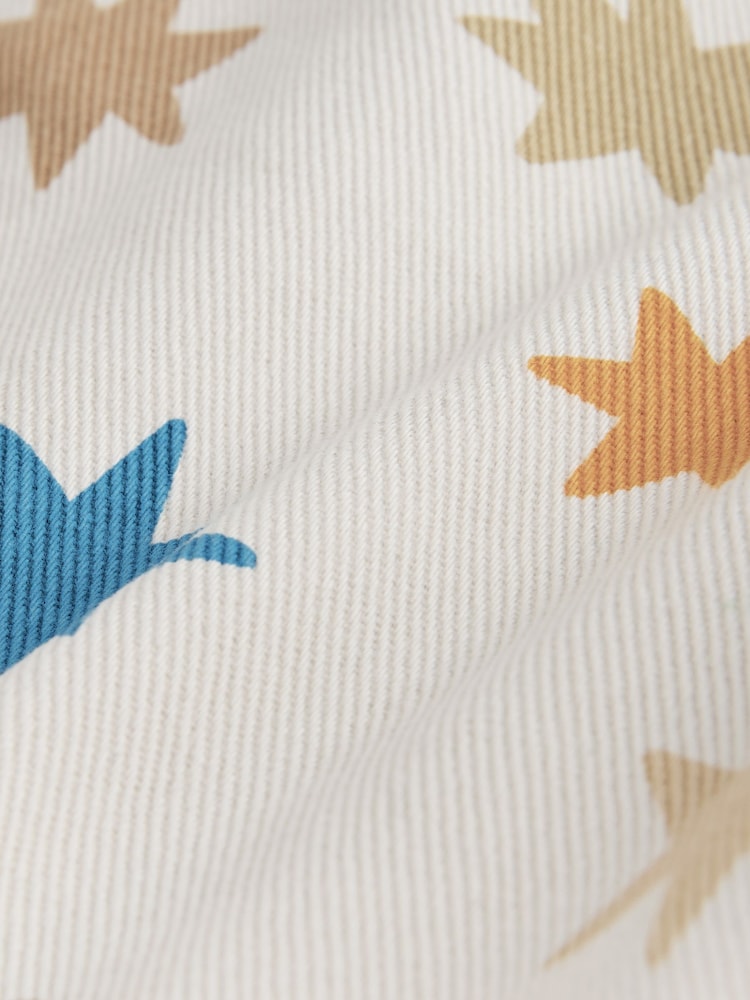 Multi Star Print Pull On Wide Trousers (3mths-7yrs)
