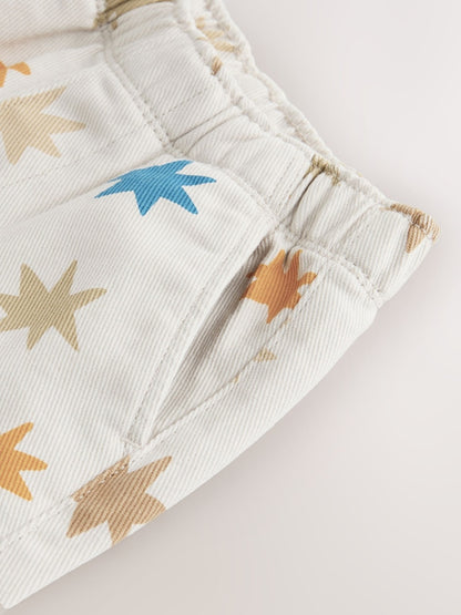 Multi Star Print Pull On Wide