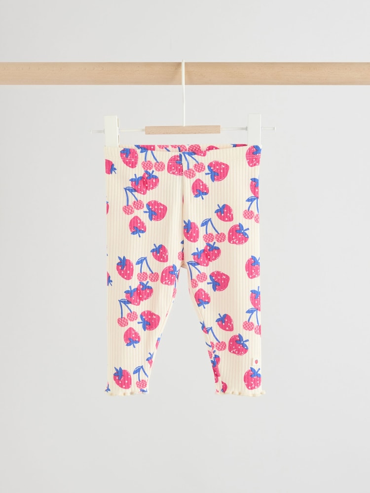 Red Strawberry Baby Sweatshirt and Leggings 2 Piece Set (0mths-2yrs) (0mths-2yrs)