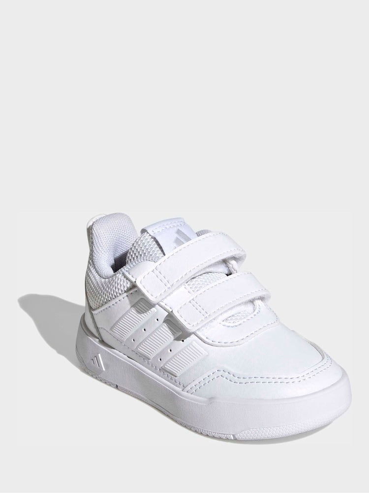 adidas White Hook and Loop Tensaur Sport 3.0 Infant Trainers