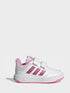 adidas White/Pink Hook and Loop Tensaur Sport 3.0 Infant Trainers - Size EU 20 (UK 4)