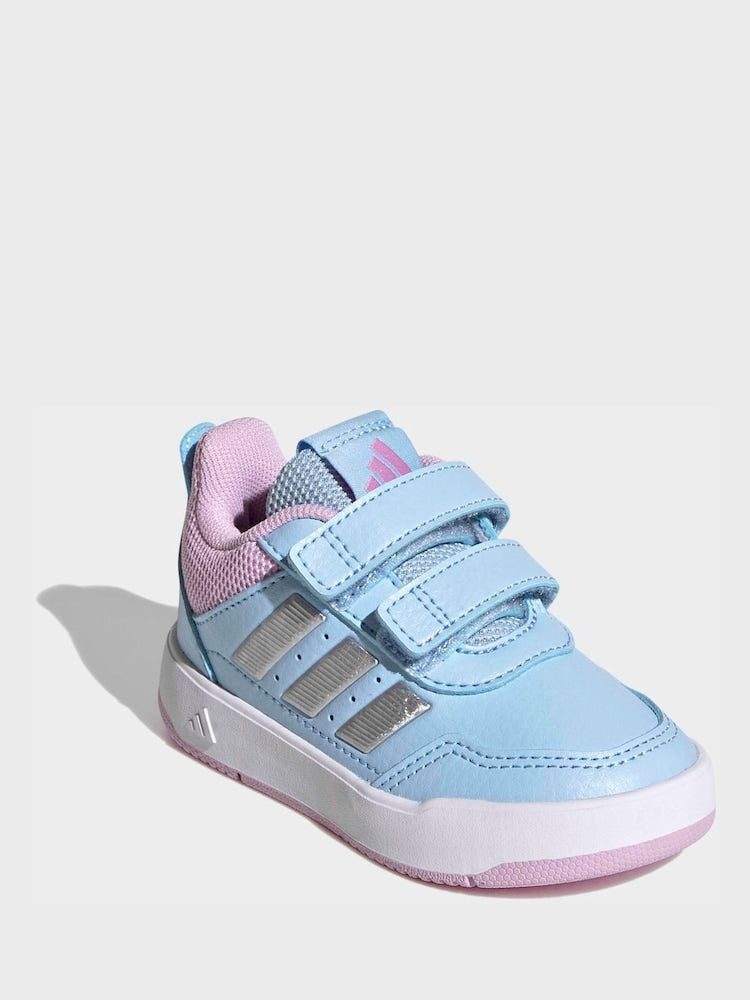 adidas Blue/Pink Hook and Loop Tensaur Sport 3.0 Infant Trainers
