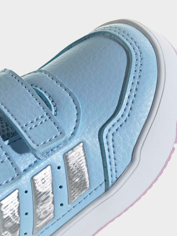 adidas Blue/Pink Hook and Loop Tensaur Sport 3.0 Infant Trainers