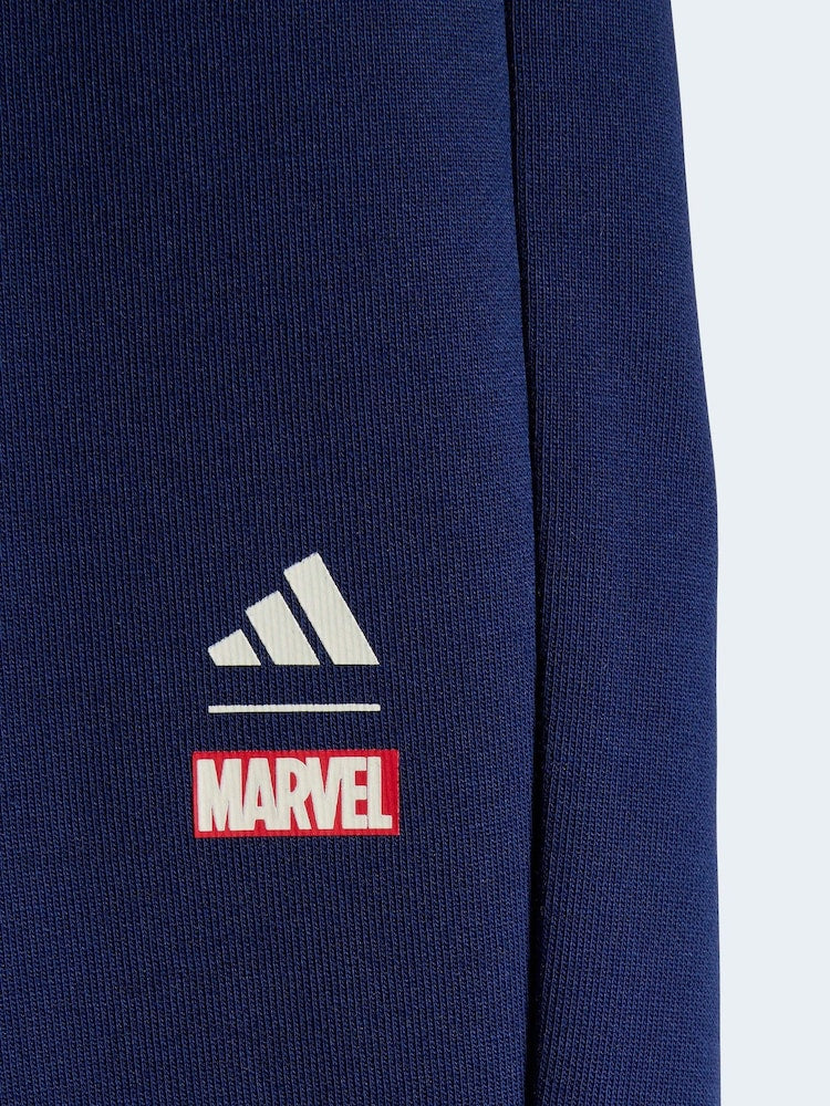 adidas White Marvel Spider-Man Sweatshirt and Jogger Set