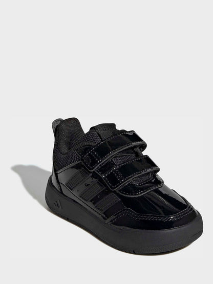 adidas Patent Black Hook and Loop Tensaur Sport 3.0 Infant Trainers