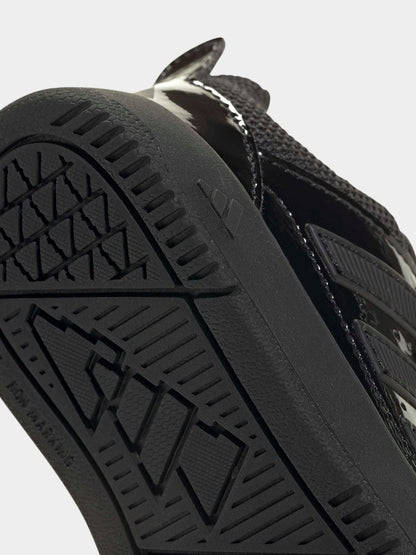 adidas Patent Black Hook and Loop Tensaur Sport 3.0 Infant Trainers
