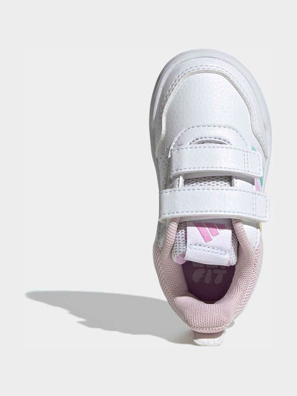 adidas White/Multi Hook and Loop Tensaur Sport 3.0 Infant Trainers