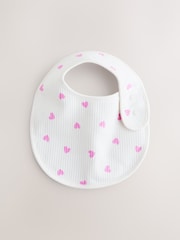 Pink Baby Bibs 5 Pack - Size One