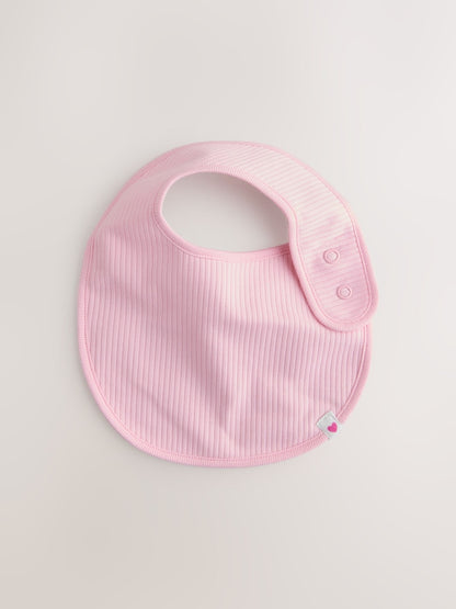 Pink Baby Bibs 5 Pack