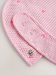 Pink Baby Bibs 5 Pack - Size One