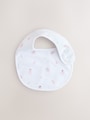 Pink/White Baby Bibs 3 Pack - Size One