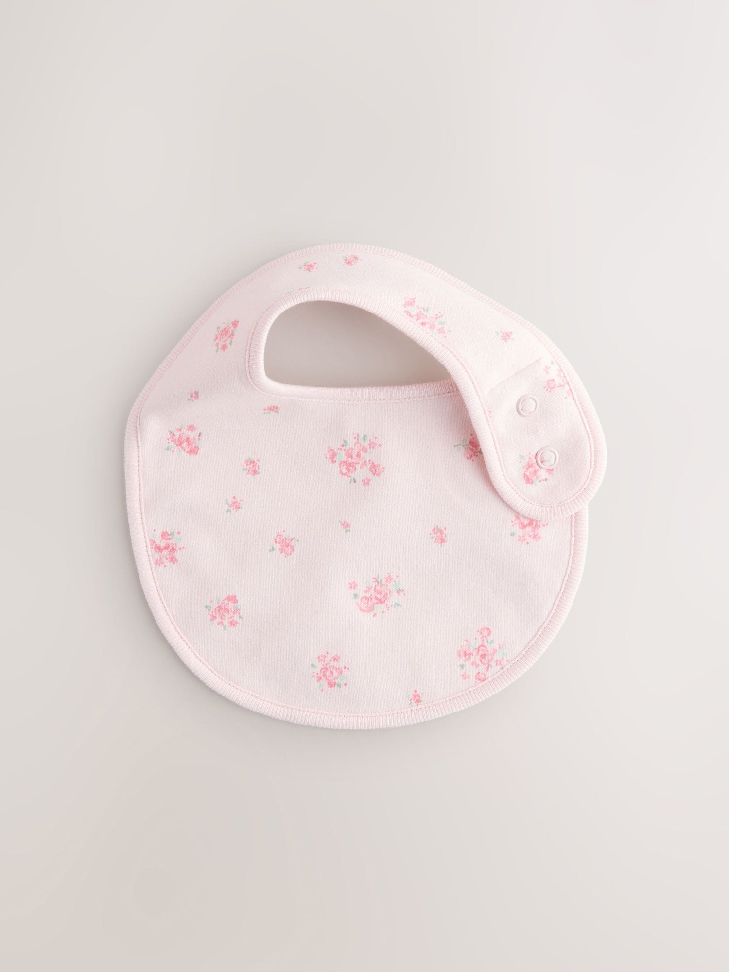 Pink/White Baby Bibs 3 Pack - Size One