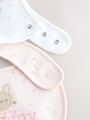 Pink Mummy/Daddy Family Baby Bibs 2 Pack - Size One