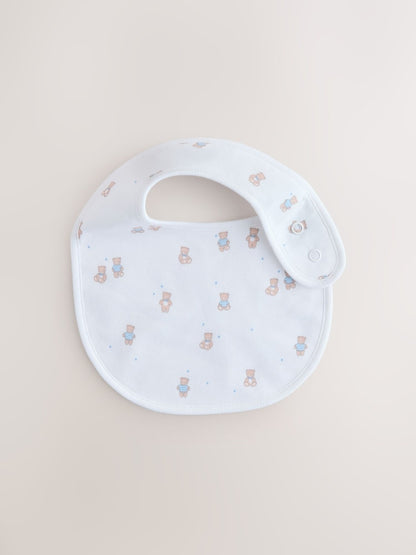 Blue Baby Bibs 3 Pack