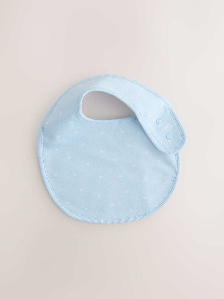 Blue Baby Bibs 3 Pack