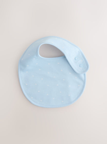 Blue Baby Bibs 3 Pack