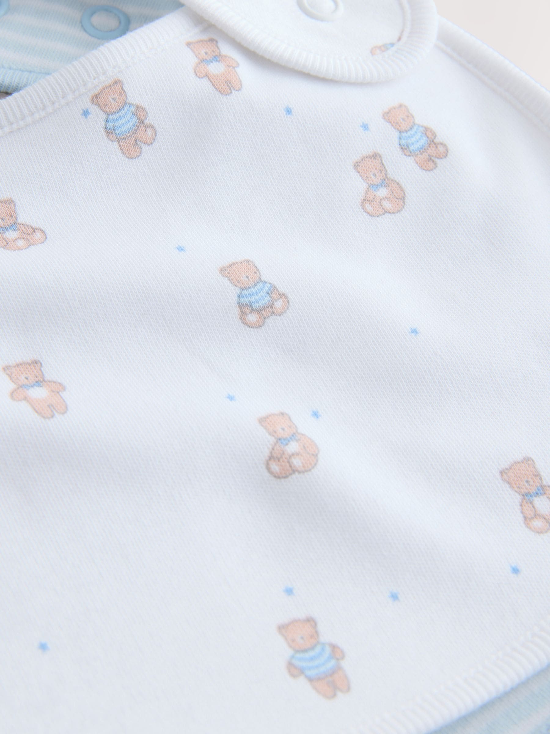 Blue Baby Bibs 3 Pack - Size One