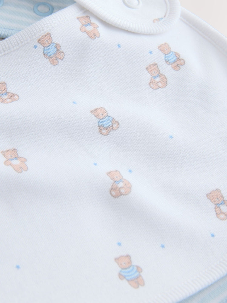 Blue Baby Bibs 3 Pack
