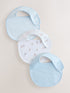 Blue Baby Bibs 3 Pack - Size One - Default 1