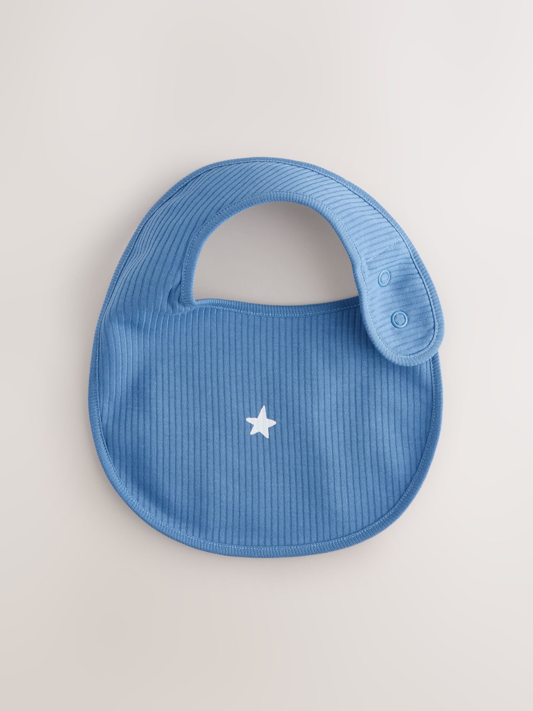 Navy Star Baby Bibs 5 Pack - Size One