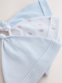 Blue Tie Top Baby Hats 3 Pack (0-12mths) - Size 44cm (5lb)
