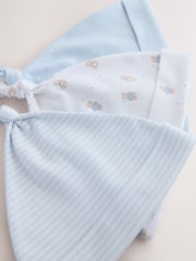 Blue Tie Top Baby Hats 3 Pack (0-12mths) - Size 44cm (5lb)