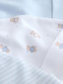 Blue Tie Top Baby Hats 3 Pack (0-12mths) - Size 44cm (5lb)