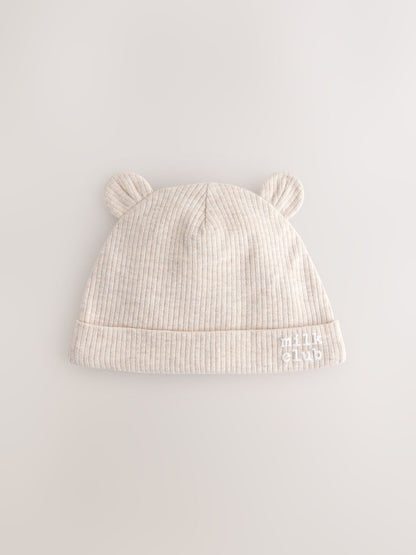 Neutral Milk Club Baby Beanies 3 Pack (0-12mths)