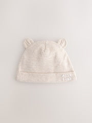 Neutral Milk Club Baby Beanies 3 Pack (0-12mths) - Size 44cm (5lb)