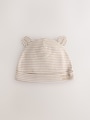 Neutral Milk Club Baby Beanies 3 Pack (0-12mths) - Size 44cm (5lb)