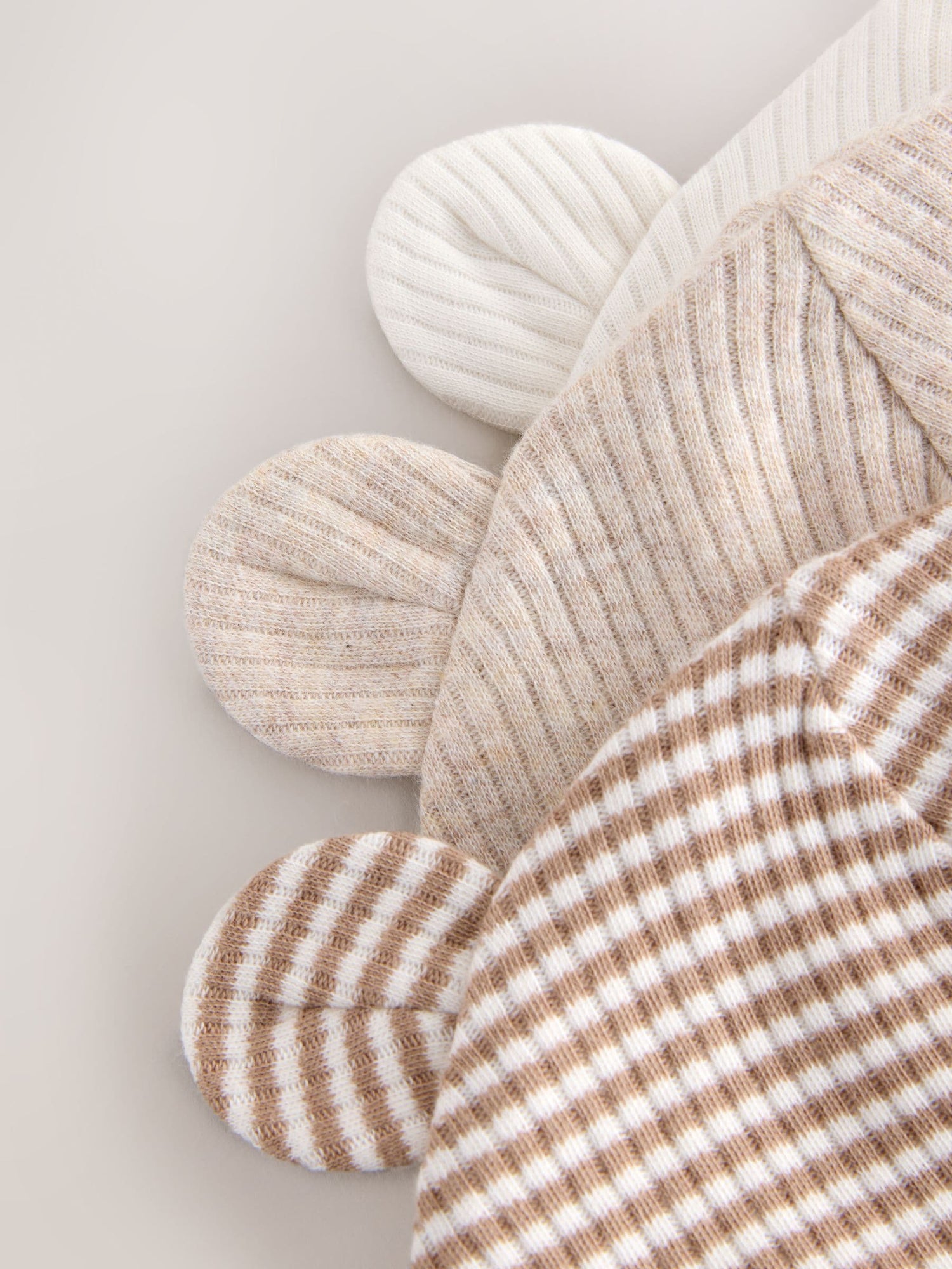 Neutral Milk Club Baby Beanies 3 Pack (0-12mths) - Size 44cm (5lb)