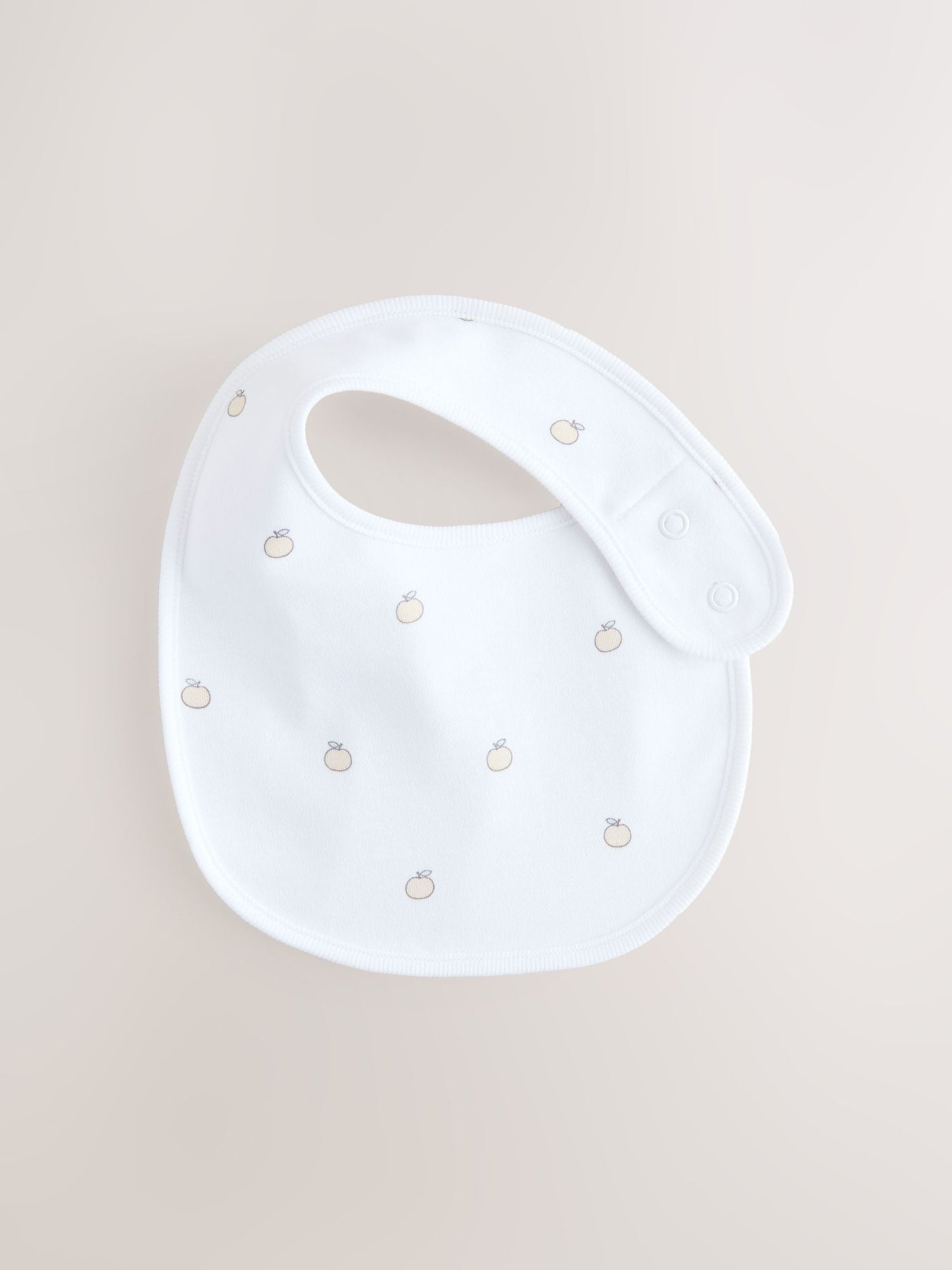 White Baby Bib 5 Pack - Size One