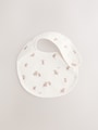 Neutral Hamish Baby Bibs 5 Pack - Size One