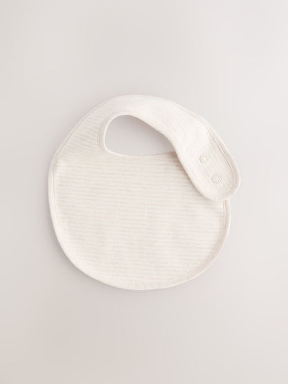 Neutral Hamish Baby Bibs 5 Pack - Size One