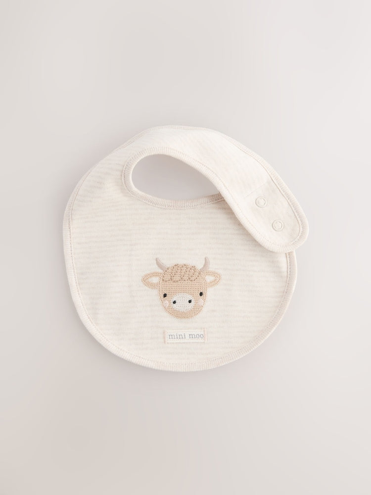 Neutral Hamish Baby Bibs 5 Pack