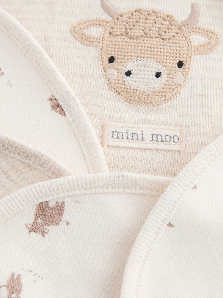 Neutral Hamish Baby Bibs 5 Pack