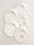 Neutral Hamish Baby Bibs 5 Pack - Up to 1 Month (50-56cm)