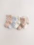 Neutral Baby Socks 5 Pack (0mths-2yrs) - Size 50cm (First Size) - Option 1