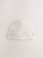 Neutral Hamish Baby Beanies 3 Pack (0-12mths) - Size 44cm (5lb)