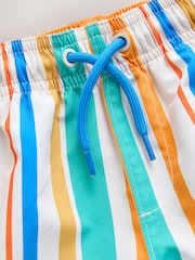 Multi Stripe Printed Swim Shorts (3mths-7yrs) - Size 3-6 Months (62-68cm)