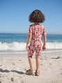 Brown Aztec Sunsafe All-In-One Swimsuit (3mths-7yrs) - Size 3-6 Months (62-68cm)