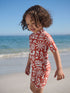 Brown Aztec Sunsafe All-In-One Swimsuit (3mths-7yrs) - Size 3-6 Months (62-68cm) - Default 1