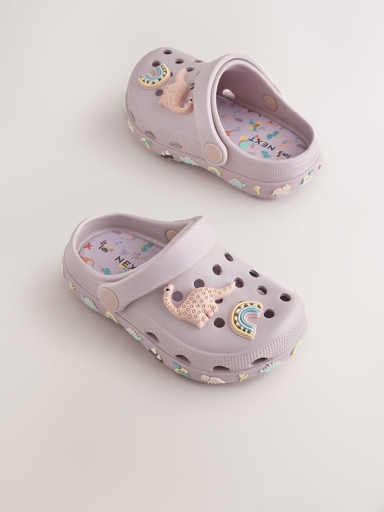 Purple Dinosaur Character Clogs - Purple Dinosaur / EU 30.5 (UK 12)