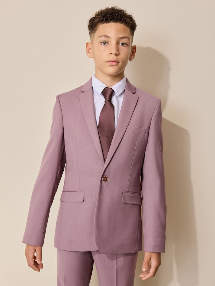 Mauve Purple Suit Jacket (12mths-16yrs) - Size 3 Years (98cm) - Mauve Purple Suit