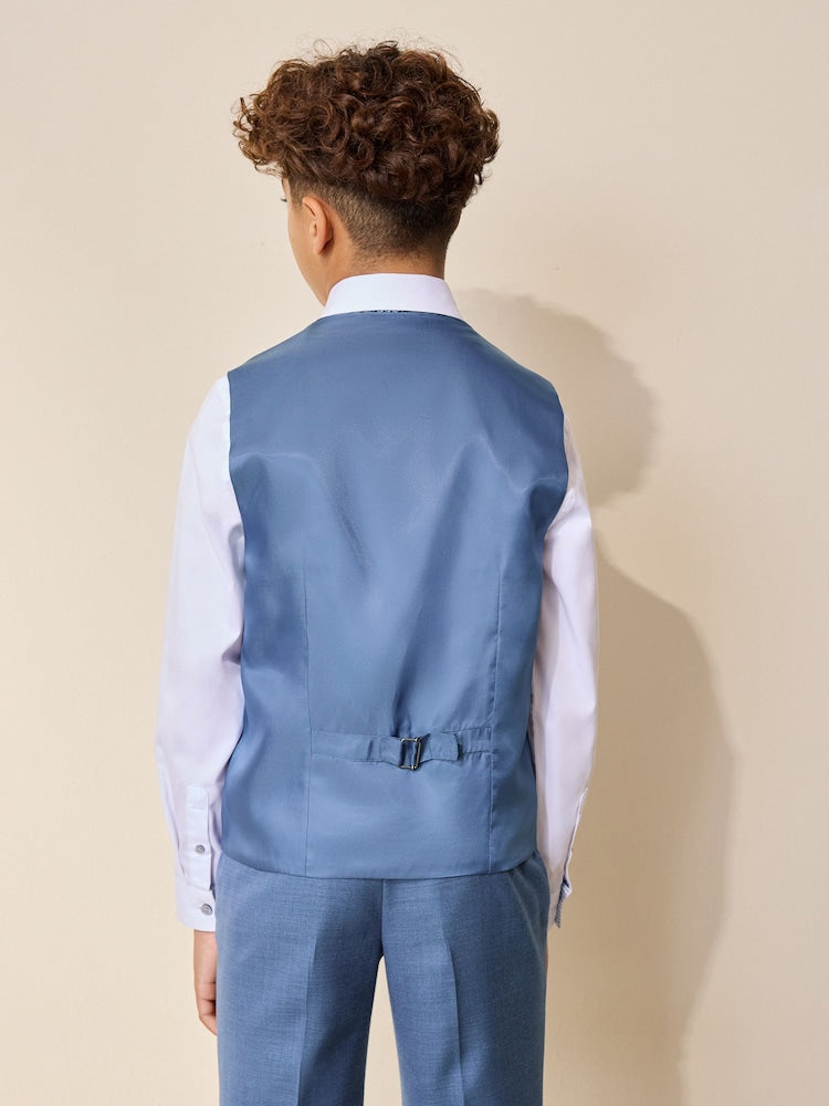 Blue Waistcoat (3-16yrs)